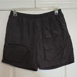 Urban Outfitters Black Cargo Shorts